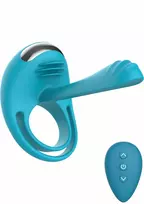 TOYJOY ToyJoy Passionate Joy Stick C-Ring Dual Motor Silicone Black