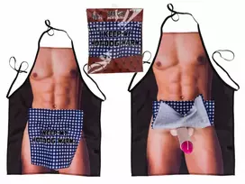Kemis Out of the Blue Apron Plush Torso Novelty Gift Universal Size