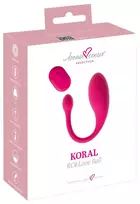 beau coeur beau coeur KORAL RC Vibrating Pelvic Floor Trainer 20 cm Silicone Pink