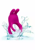 CALEXOTICS Closer Intimate Rechargeable Ring Touch Dual-Motor Silicone Ring