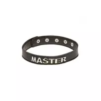 Xplay by Allure Sportsheets Adjustable Letter Collar Black - Custom Lettering Design