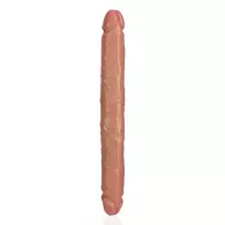 RealRock by Shots RealRock Slim Double Ended Intimate Model 30.5 cm - Natural Tan