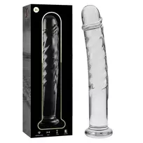 NEBULA SERIES BY IBIZA Ibiza Nebula Series Model 16 Glass Intimate Device 18.5cm Transparent