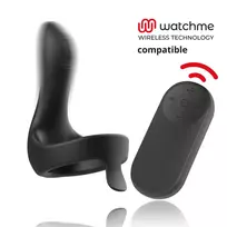 ANBIGUO ANBIGUO Arkadio Wireless Silicone Massager for Glans & Perineum, Black