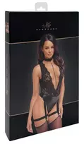 Noir Noir Handmade Body Pearls L - Adjustable Lace & Matte Finish Bodysuit