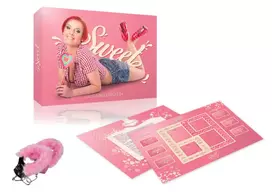 Kemis Let's Play Together Sweet Intimacy Board Game with Handcuffs, 2 Players