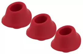 Womanizer W-Heads Set 3x Medium Red - Replacement Silicone Heads M