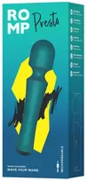 ROMP ROMP Presto Metallic Wand Massager - 10 Modes, Waterproof, 20cm