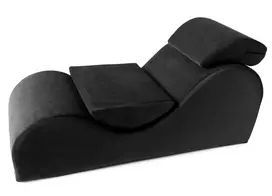 Liberator Liberator Esse Lounger - Ergonomic Intimate Furniture with Headrest, Black