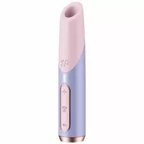 Satisfyer Satisfyer Bold Kiss Wave Pink-Violet Compact Air Pulse Device Silicone