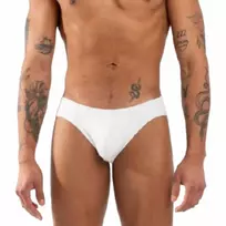 BURN 021 White Slip XL - Premium Breathable Men’s Underwear
