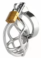 Mr. Steel Mr. Steel San Quentin Stainless Chastity Cage - Secure Ventilated System