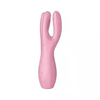 Satisfyer Rocks-Off Threesome 3 Lay-On Multi-Zone Vibrator, Silicone, Black
