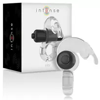 INTENSE Intense FRY Transparent Vibrating Ring IPX7 Waterproof Flexible ABS