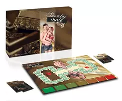 Kemis Let's Play Together Taste Me Board Game for Couples, Elegant Edition 31x22cm