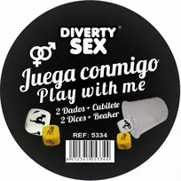 DIABLO Diverty Sex DIABLO PICANTE Dice Game Set - Positions & Places with Cup 30mm