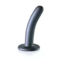 Ouch! by Shots Ouch! Smooth Silicone Intimate Model 12 cm Metallic with Suction Cup