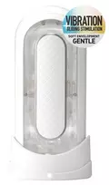Tenga Tenga Flip Zero Gravity White - Advanced Vibrating Stimulation System 18cm