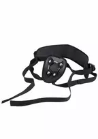 CALEXOTICS Power Support Harness Adjustable PU System Universal Ring Black