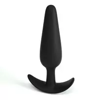 Crushious Crushious Tic Silicone Training Plug Small Black 8.5cm