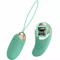 PRETTY LOVE Pretty Love Mine Green Wireless Intimate Egg with LCD Remote, 10 Modes