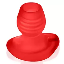 Oxballs Oxballs Glowhole-2 Hollow Plug Large Red Morph with LED Insert 15.2cm