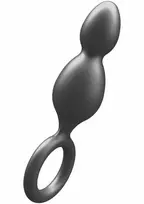 TOYJOY TOYJOY The Plugger 2 Balls Plug Silicone Metallic Finish 12 cm