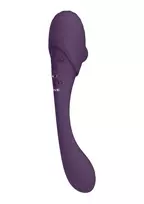 VIVE by Shots Mirai Bendable Dual Motor Intimate Massager, Medical Silicone, Pink