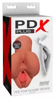 PDX PDX Plus Intimate Machine Dual Channel Fanta Flesh 16.5cm