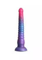 NS NOVELTIES Colours Stacked 9 Inch Silicone Model, Tri-Colored, Satin Finish