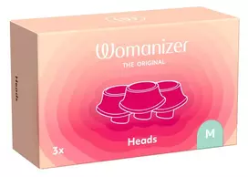WOMANIZER Womanizer Next Replacement Heads M 3-Pack Silicone Sage Green
