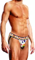 Prowler Oversized Paw Jockstrap M White - Supportive Athletic Underwear