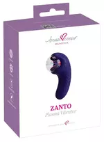 beau coeur beau coeur Zanto Plasma Dual-Ended Vibrator with Illuminated Glass Ball, 13.3 cm