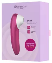 WOMANIZER Womanizer Pro Pink Air Pulse Technology, 11 Levels, Waterproof, Compact