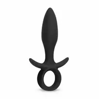 Easytoys EasyToys Butt Buzzer Silicone Intimate Device 10-Mode Black Rechargeable
