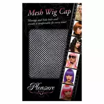 Pleasure Wigs Pleasure Wigs Mesh Wig Cap Universal Size Breathable Black