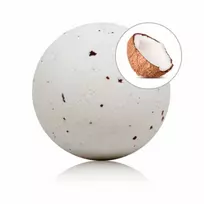 TALOKA TALOKA Coconut Bath Bomb with Rose Petals - 140g, Sweet Aroma