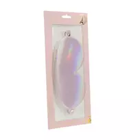 Ouch! by Shots Ouch! Paris Collection Eye Mask Pink - Bonded Leather, Iridescent Finish