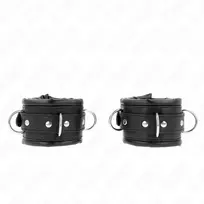 KINK KINK Heavy Wrist Restraints with Black Fur Lining Adjustable 20-30cm