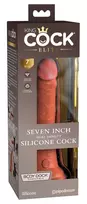 King Cock King Cock Elite KCE 7 Dual Density Silicone Model Tan 21cm