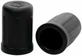 XR Brands XR Brands Viper Nipple Suction Cups Black TPE 1.5" Compact Design