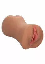 CALEXOTICS CalExotics Stroke It Dual Entry Sleeve Pure Skin 2-Entry Pink 2lbs