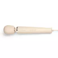 Le Wand Plug-In Wand Massager Cream - Powerful AC Model, 10 Modes