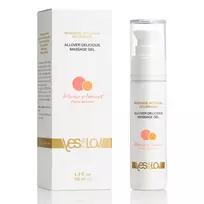 YESforLOV YESforLOV Allover Massage Gel Peach Apricot 50ml - Multi-Purpose & Edible