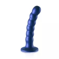 Ouch! by Shots Ouch! Beaded Silicone Model 13 cm - Metallic Finish, Suction Base