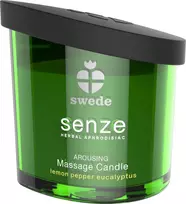 Swede Swede Senze Arousing Massage Candle 50ml - Invigorating Citrus & Pepper