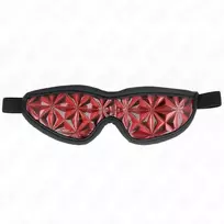 KINK Red Diamond Pattern Eye Mask Adjustable Headband 20.5x6cm