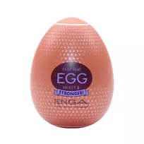 Tenga Tenga Egg Misty II Flexible Intimate Device Brown 1 pc