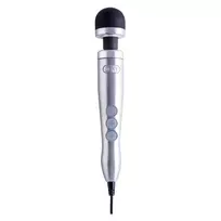 Doxy DOXY Number 3 Die Cast Wand Massager Silver, Compact Aluminum Model