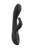 VIVE by Shots Cato Pulse G-spot Dual Action Device Black - 3-Motor Silicone System